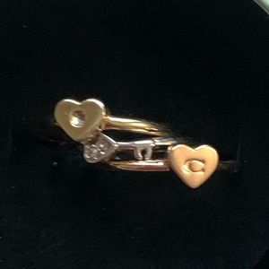 Authentic COACH rings